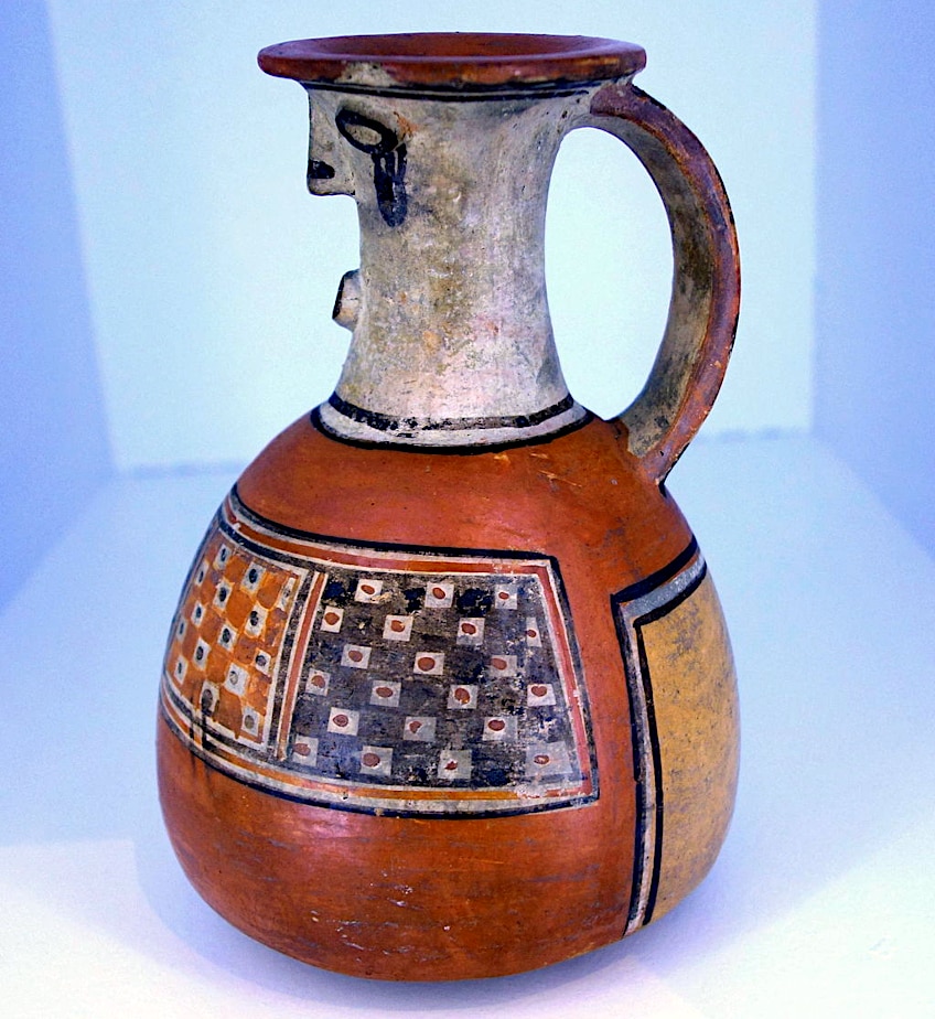Face-Neck Jar Inca Ceramicware