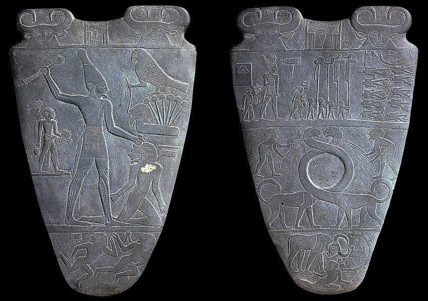 Narmer Palette Egyptian Artifacts
