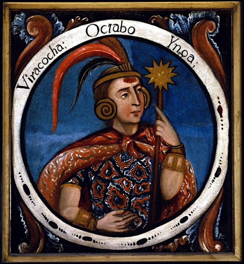 Portrait of Viracocha the Eighth Inca King