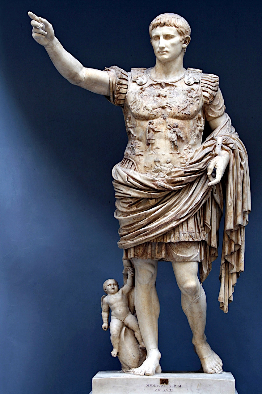 Statue of Augustus from Prima Porta