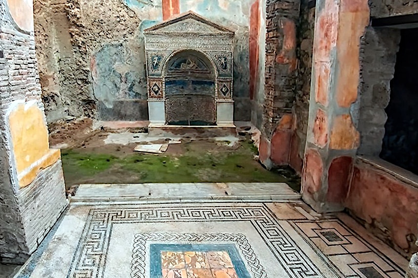 Mosaic-Covered Fountain