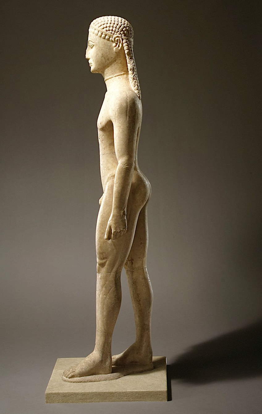 Archaic Greek Kouros Sculpture