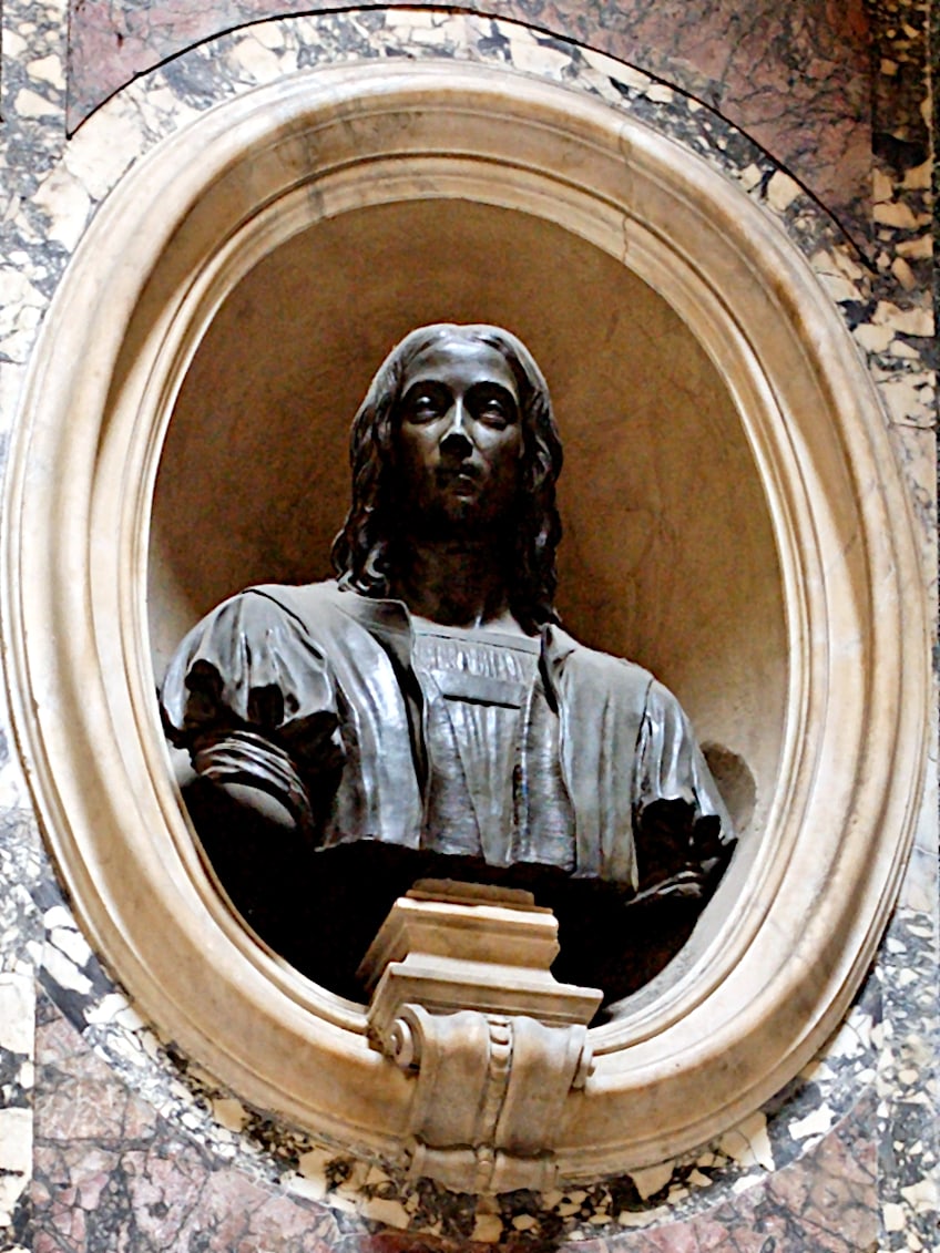 Bust of Raphael in the Pantheon Rome