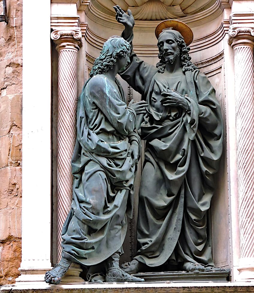 Christ and St. Thomas by Andrea del Verrocchio