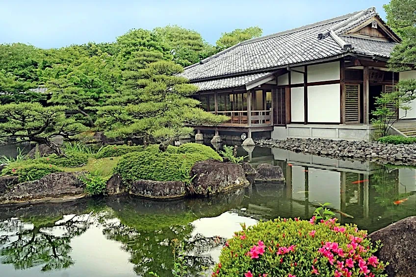 Himeji Castle Gardens Japan