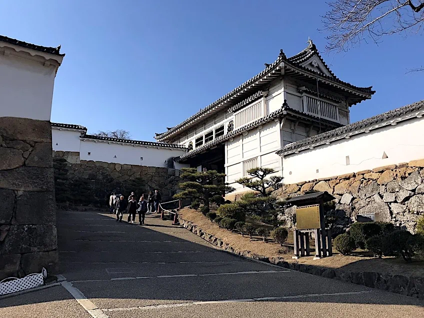 Hishinomon Gate Himeji Castle