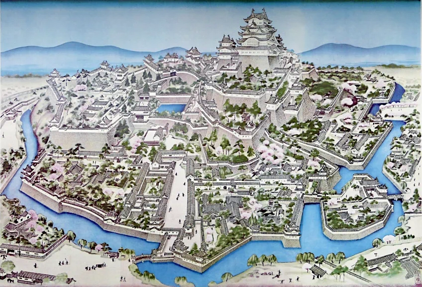 Painting of Himeji Castle