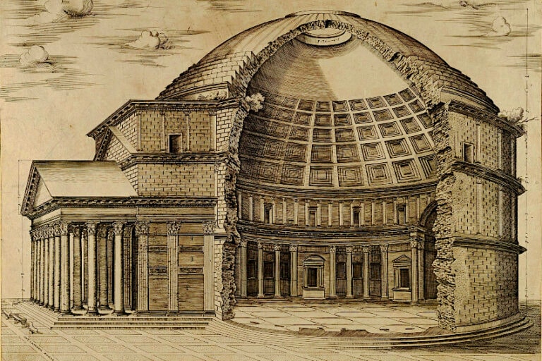 Pantheon Rome – World’s Largest Unreinforced Concrete Dome