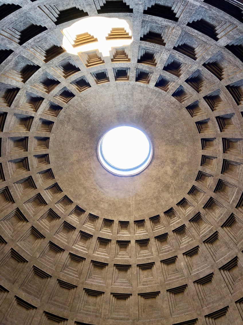 Pantheon Rome Dome and Oculus