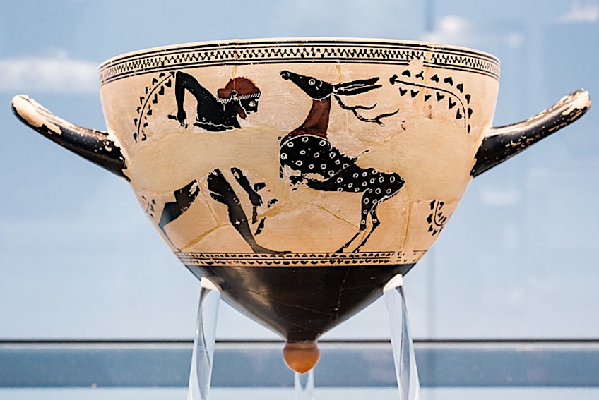 Psiax Painter Style Archaic Greek Vase