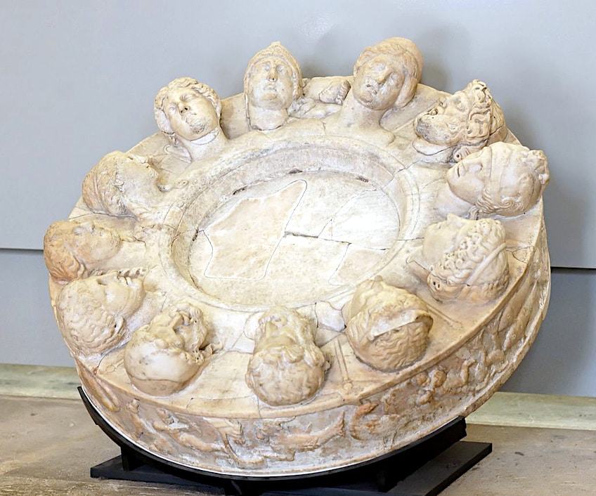 Roman Altar Depicting Twelve Gods