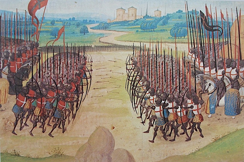 Archers at the Battle of Agincourt