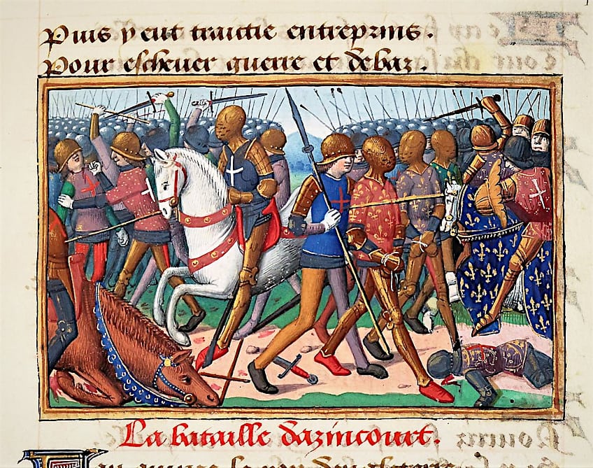 French Prisoners at Battle of Agincourt
