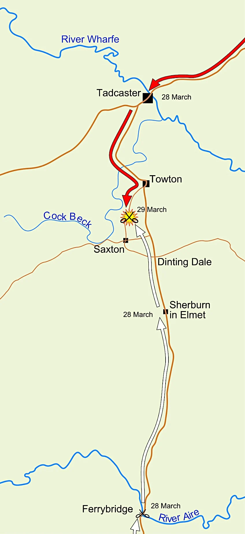 Build-Up to Battle of Towton