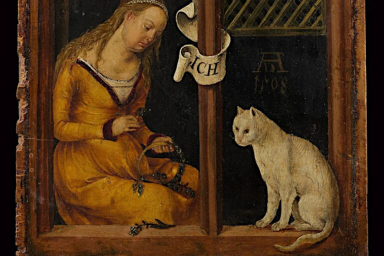 Medieval Cat Paintings