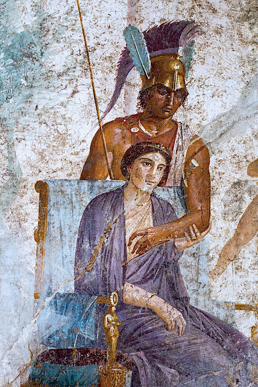 Greek Goddess Aphrodite and War God Ares