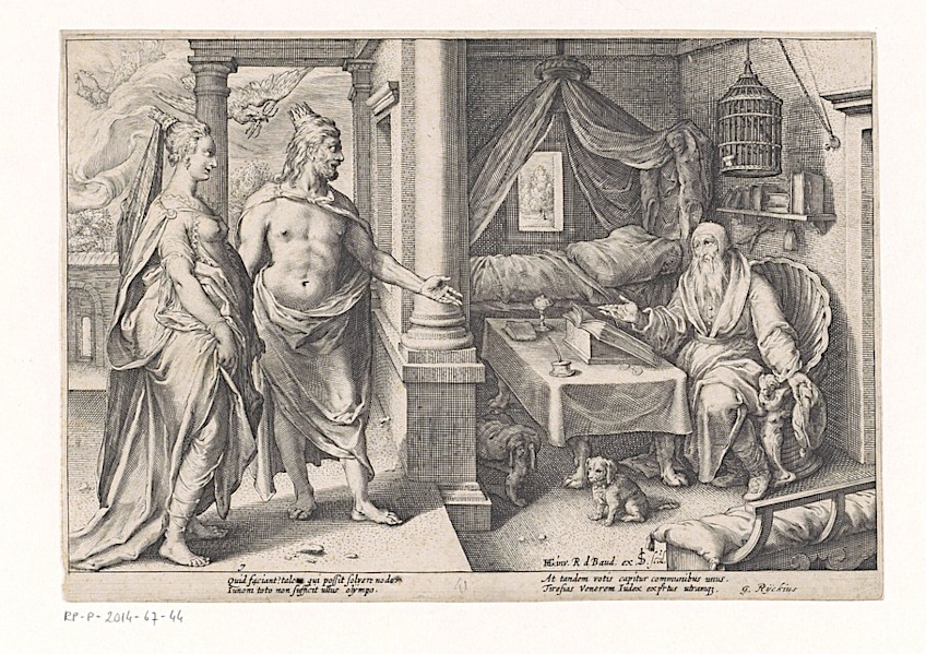 Greek Goddess Hera and Teiresias