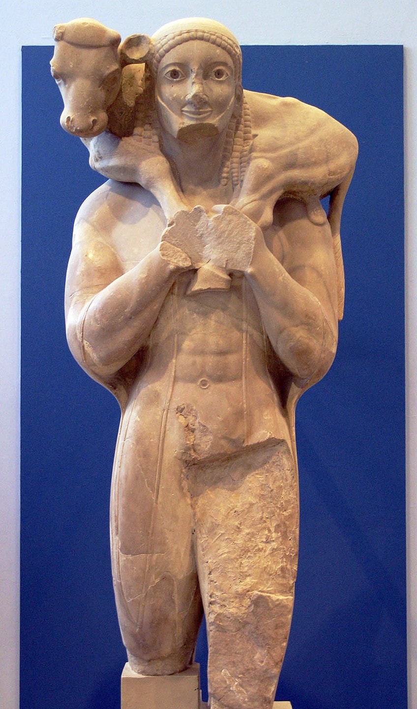 Moschophoros Famous Greek Statues