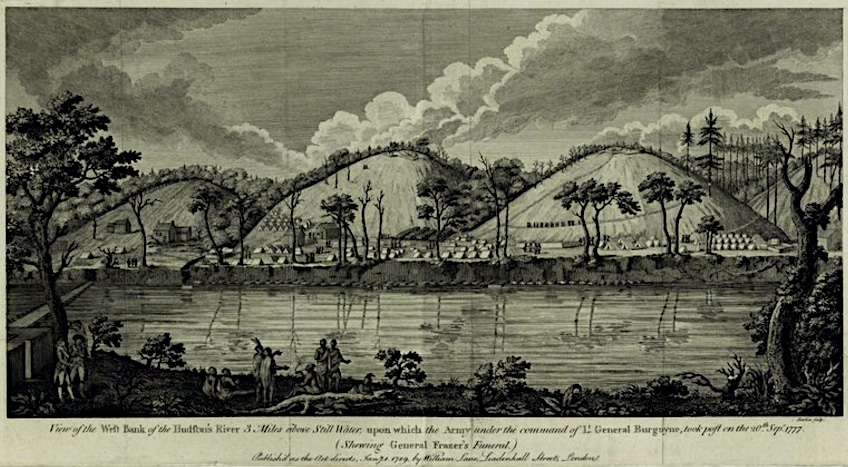 British Encampment at Battle of Saratoga