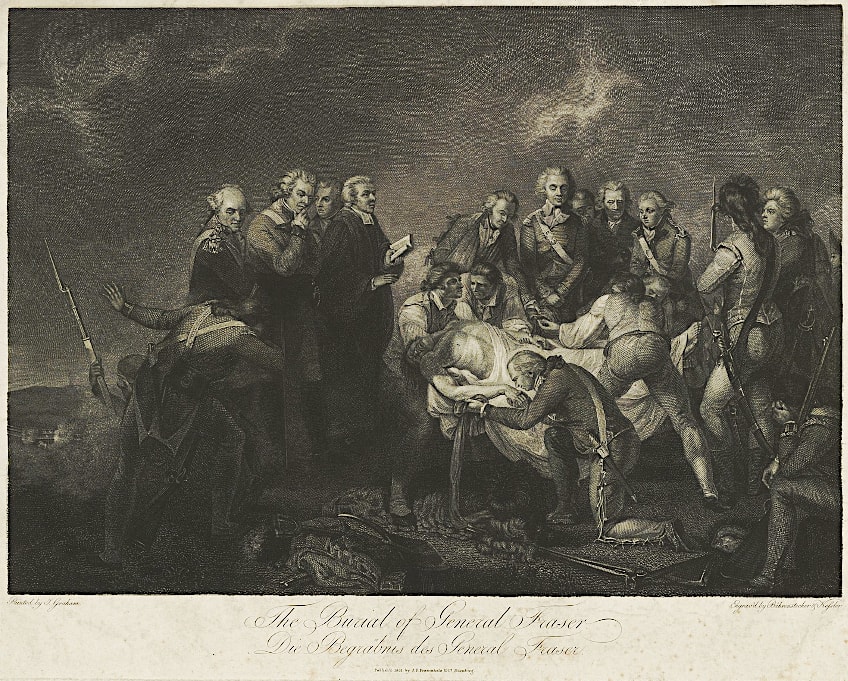 Death of General Fraser at Saratoga