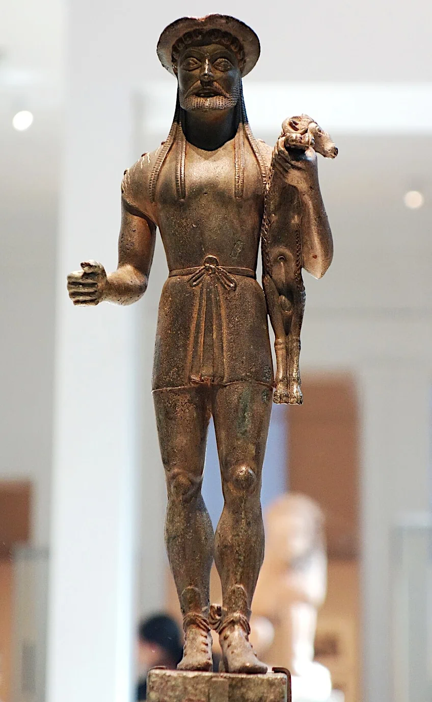 Greek God Hermes in Archaic Art
