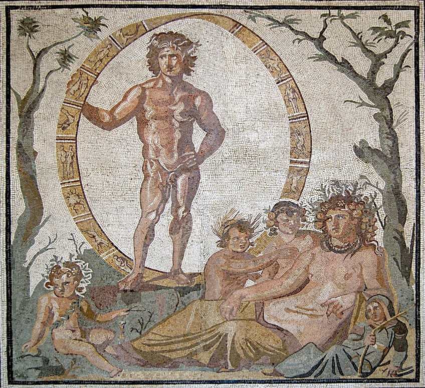 Greek God Uranus and the Zodiac