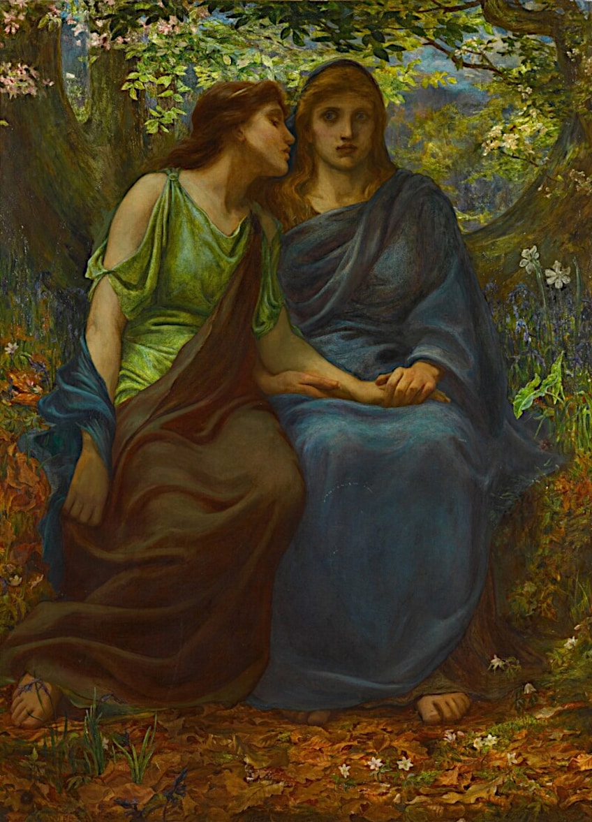 Greek Goddesses Demeter and Persephone
