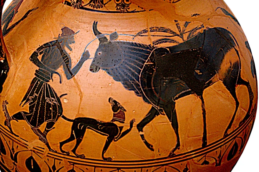 Myth of Greek God Hermes and Io