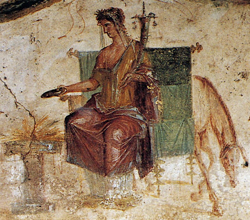 Attributes of Greek Goddess Hestia