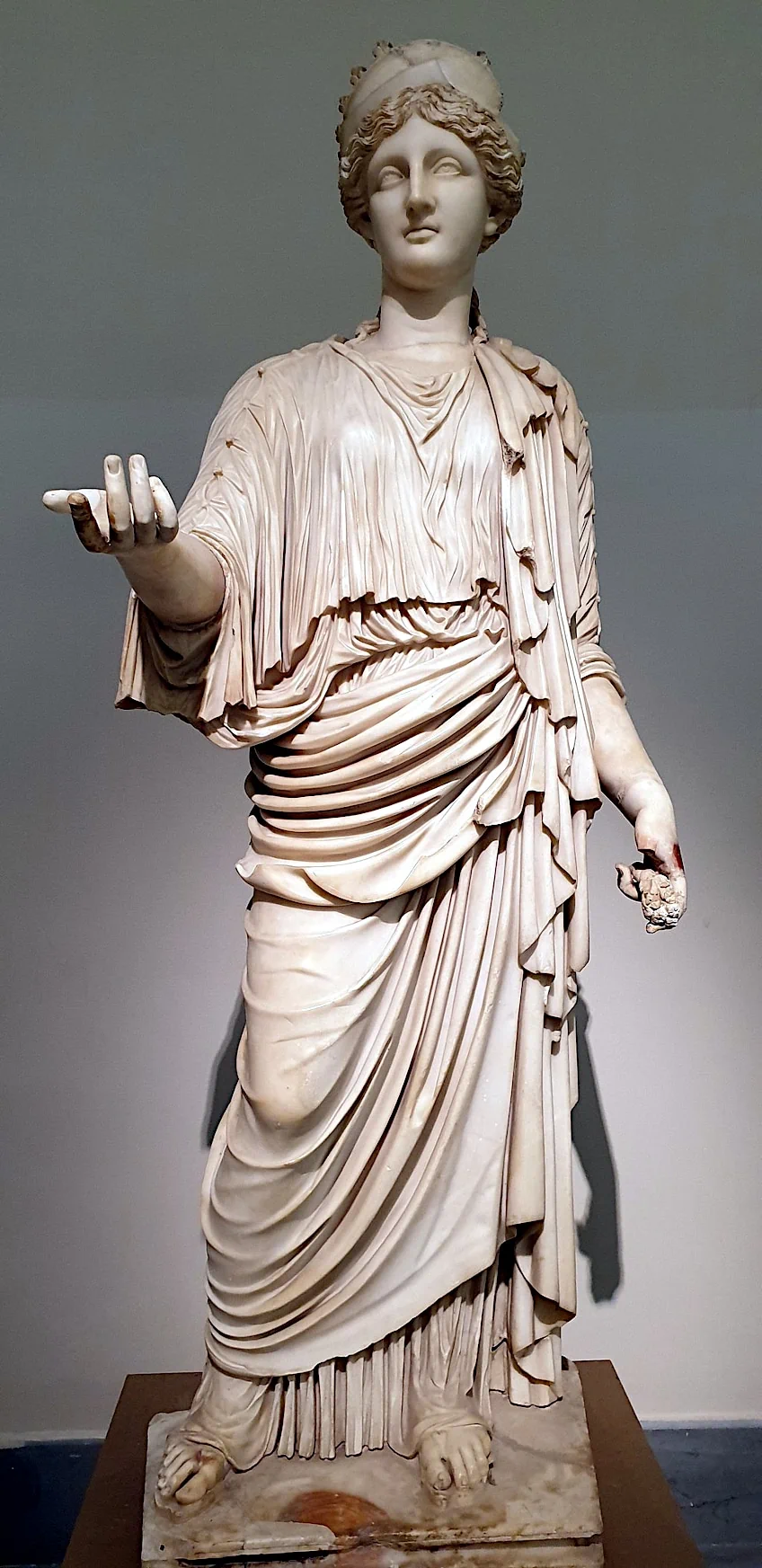Greek Goddess Nemesis Cult Statue