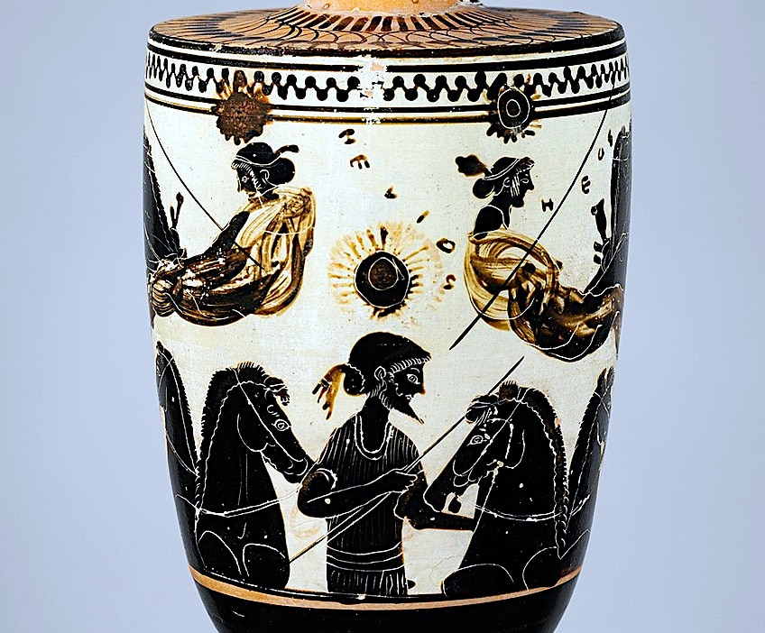 Greek Goddess Nyx Chariot