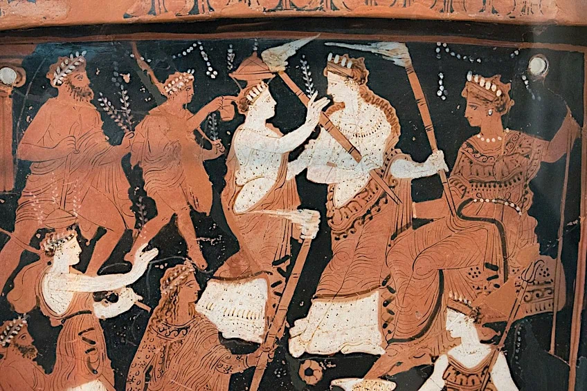 Greek Goddess Persephone Votive Plaque