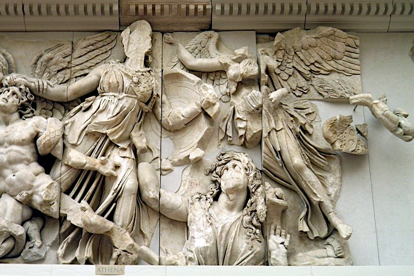 Nike in the Gigantomachy