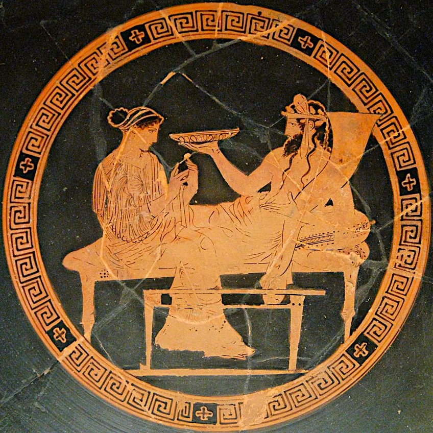 Persephone and her Husband Hades
