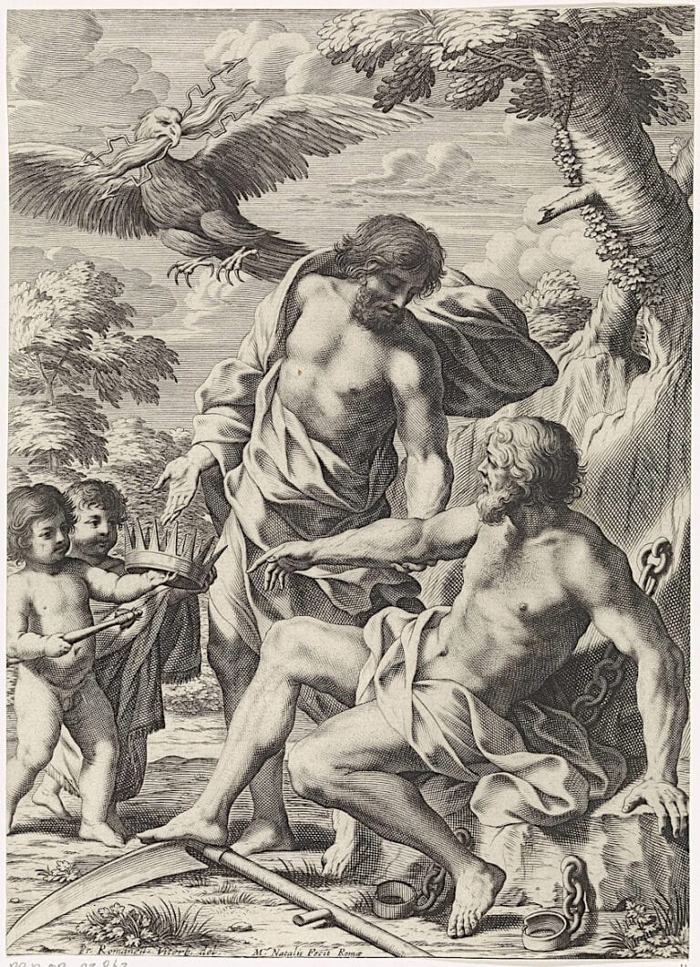 Zeus Offspring Greek God Cronus - The Golden Age King Who Ate His Offspring