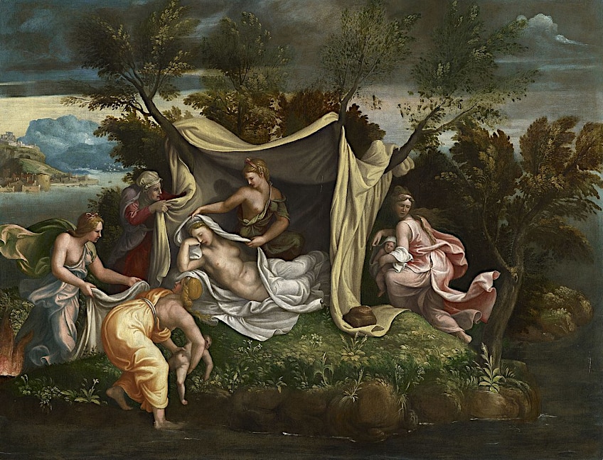 Theia and the Birth of Apollo