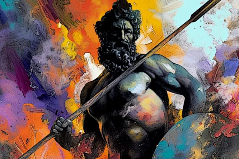 Greek God Iapetus – Commander of the Titan Forces